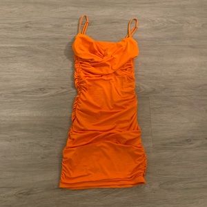 Orange Oh Polly bodycon dress
